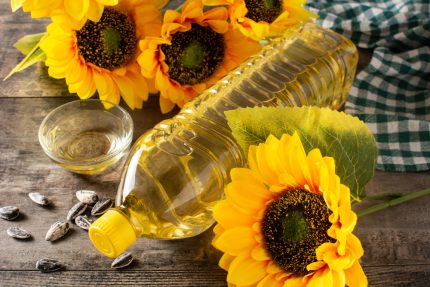 sunflower cold pressed oil